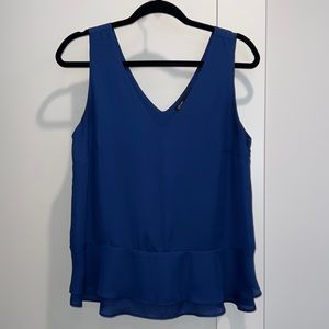 Gibson sleeveless peplum top